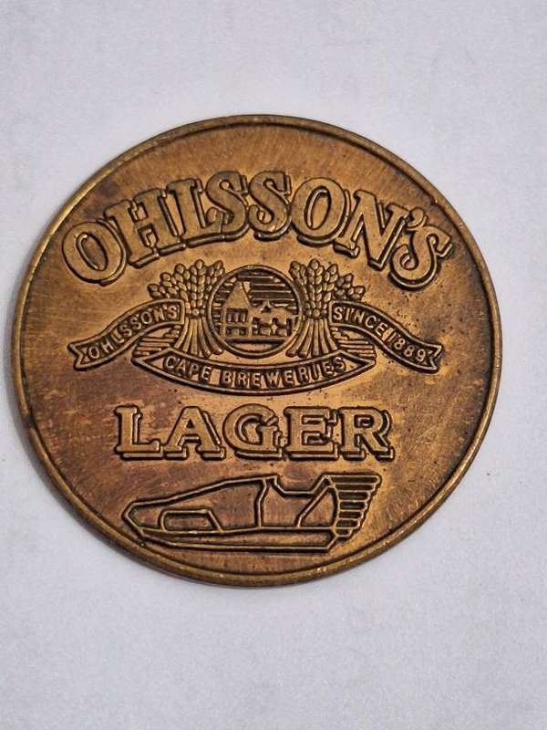 Vintage Ohlsson's Lager commemorative token