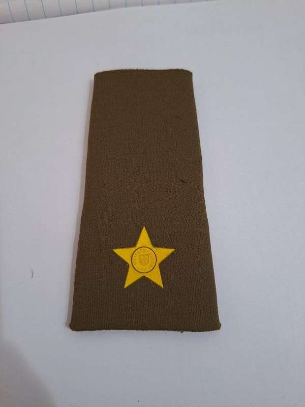 SADF slip on epaulette