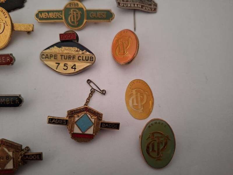 Vintage Horse Racing Turf clubs badges