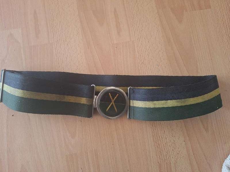 SA Infantry stable belt