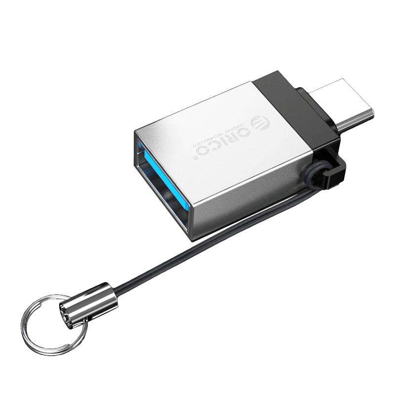 ORICO Type C to USB 3.0 Adaptor  Silver|CBT-UT01-SV-BP (3 Pack)