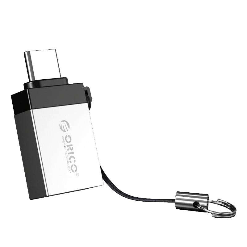 ORICO Type C to USB 3.0 Adaptor  Silver|CBT-UT01-SV-BP (3 Pack)