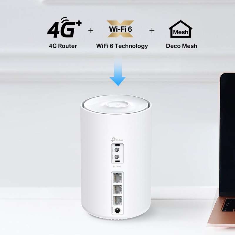 TP-Link Deco X10-4G | 4G+ AX1500 Whole-Home Mesh Wi-Fi 6 Gateway