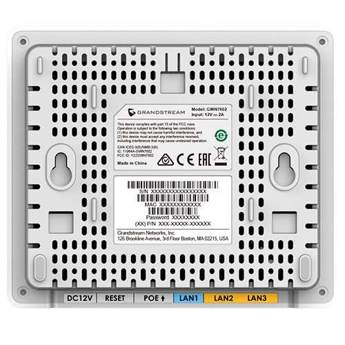 Grandstream Enterprise WiFi 6 In-Wall Indoor Access Point | GWN7604