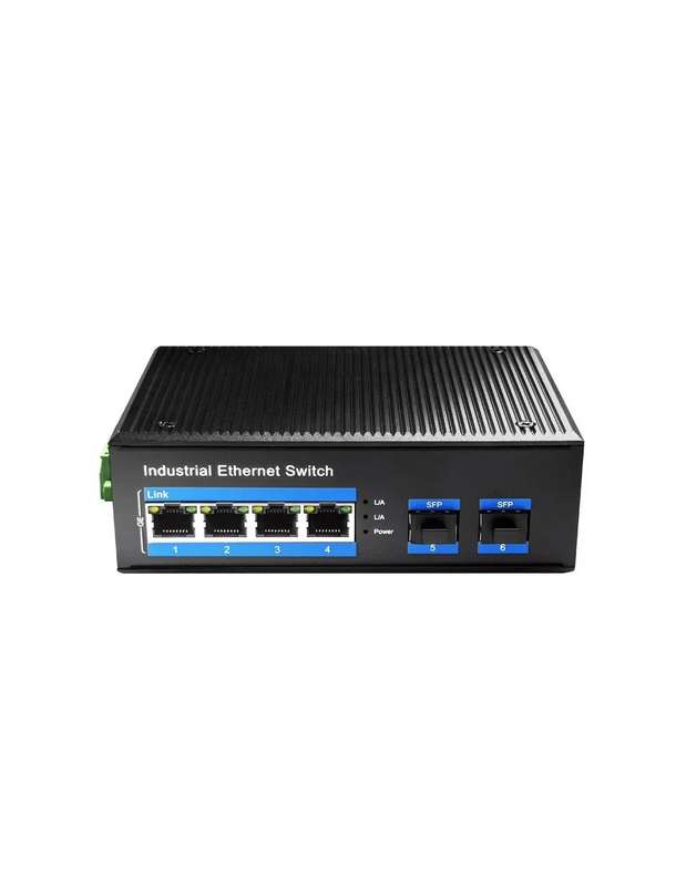 Cudy 4 Port Gigabit Industrial PoE+ 2SFP Switch | IG1004S2