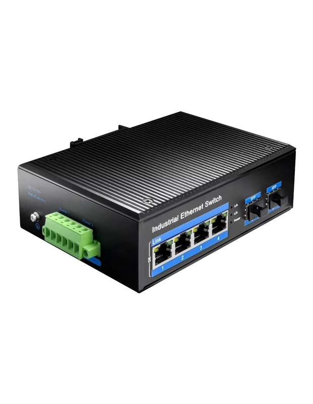 Cudy 4 Port Gigabit Industrial PoE+ 2SFP Switch | IG1004S2
