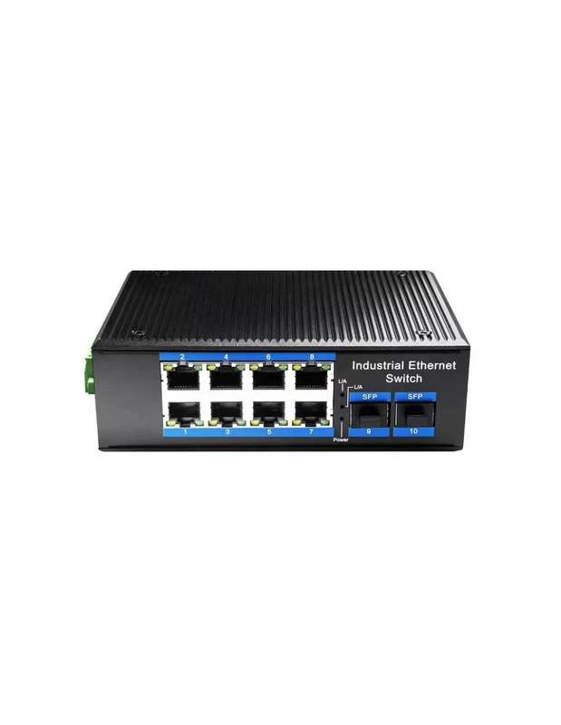 Cudy 8 Port Gigabit Industrial PoE+2SFP Switch | IG1008S2