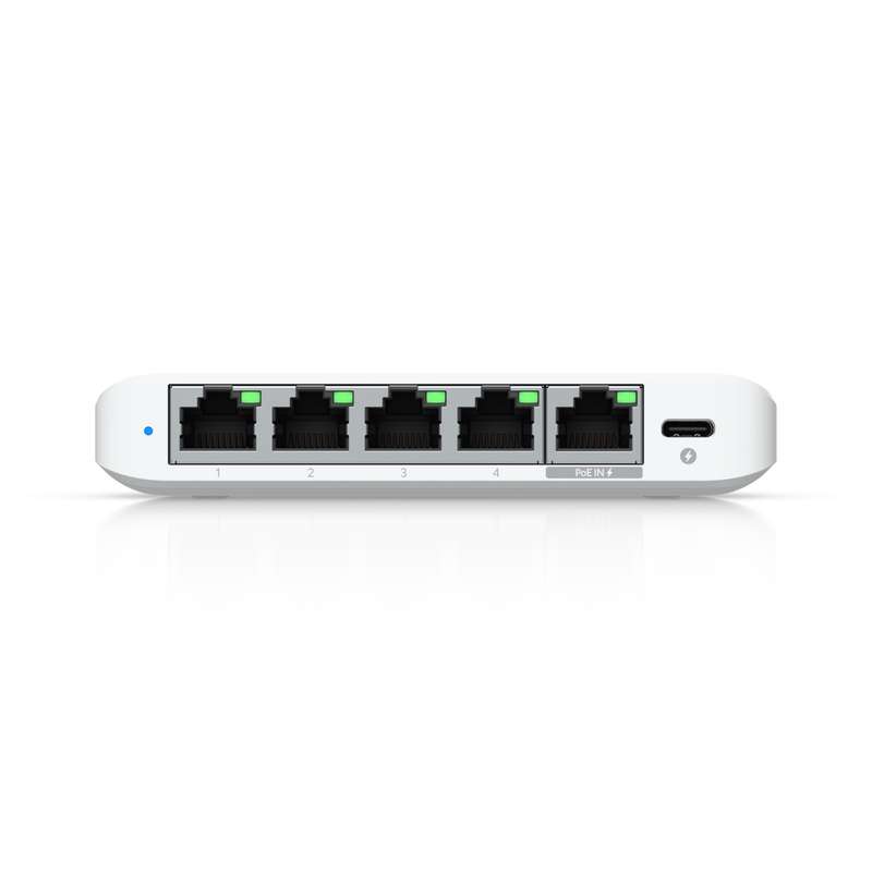 Ubiquiti UniFi Flex Mini 2.5Gbps 5 Port Switch with PoE Input  USW-Flex-2.5G-5-EU