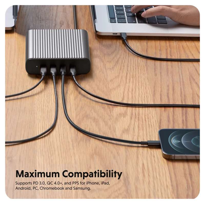 HyperJuice 245W GaN Desktop Charger