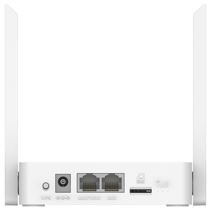 Cudy LT300 4G LTE N300 Wi-Fi Router  White