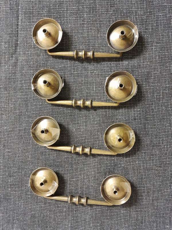 Vintage door handles x 4