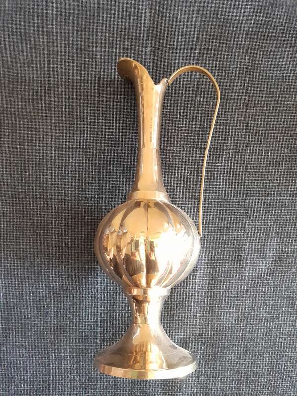 Vintage brass decanter