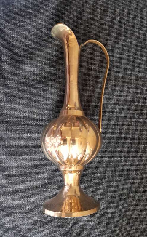 Vintage brass decanter
