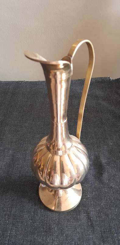Vintage brass decanter
