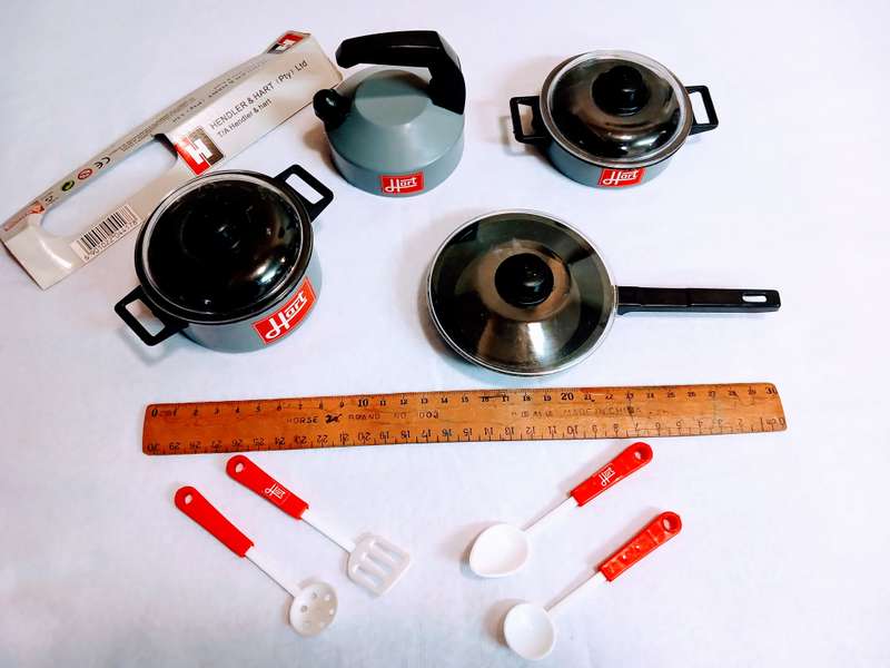 Vintage Toy Cookware Set - Hart Pot Set Collectables