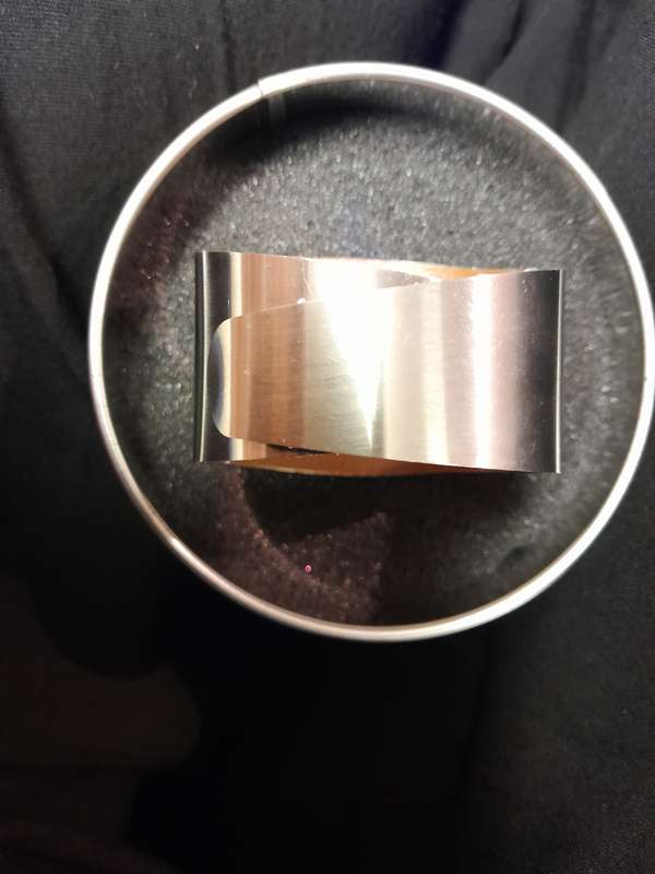 Stainless steel cuff bracelet watch Diva