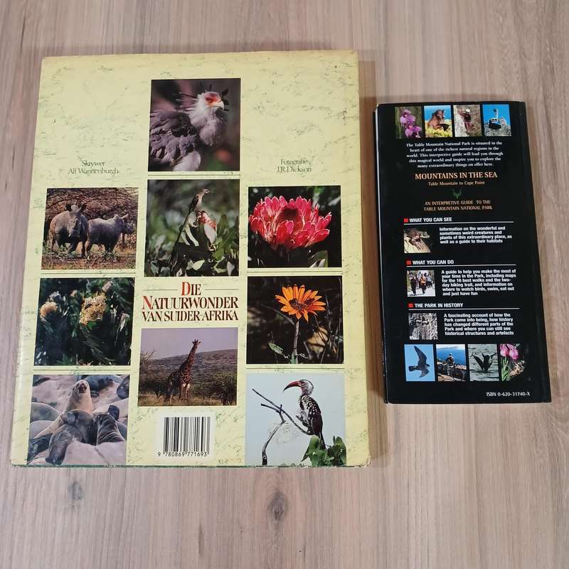 Bundle: Die Natuurwonder Van Suider-Afrika and Mountains in the Sea Table Mountain to Cape Point