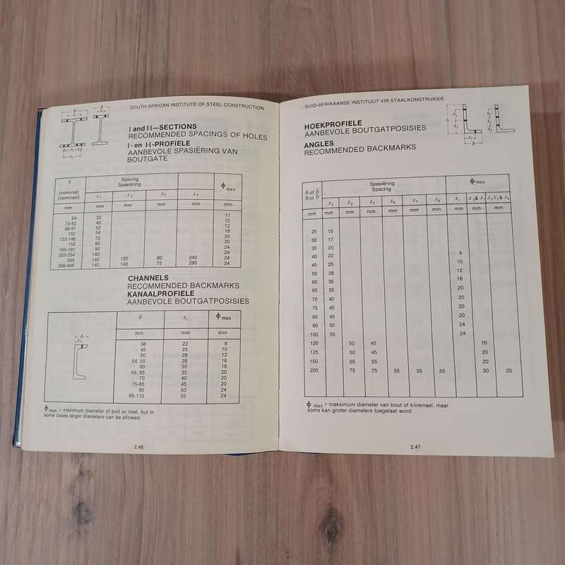 Structural Steel Tables (Blue Book)