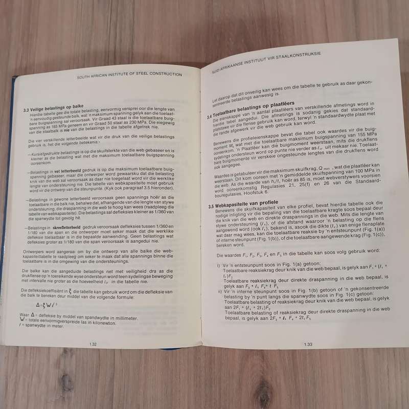 Structural Steel Tables (Blue Book)