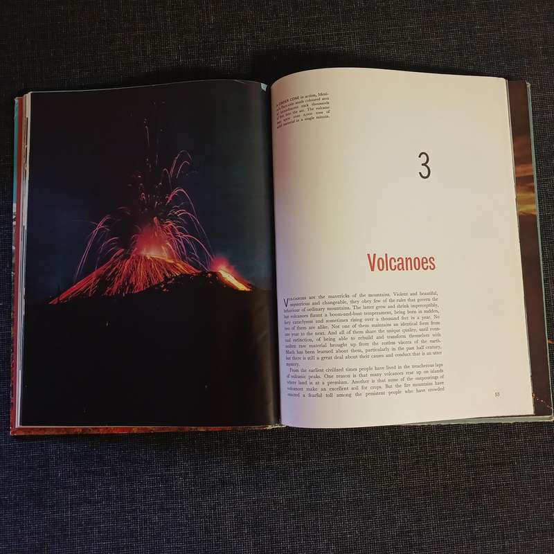 3x books: Young People's Science Encyclopedia 1  and 2 + Nature Library: The Mountains