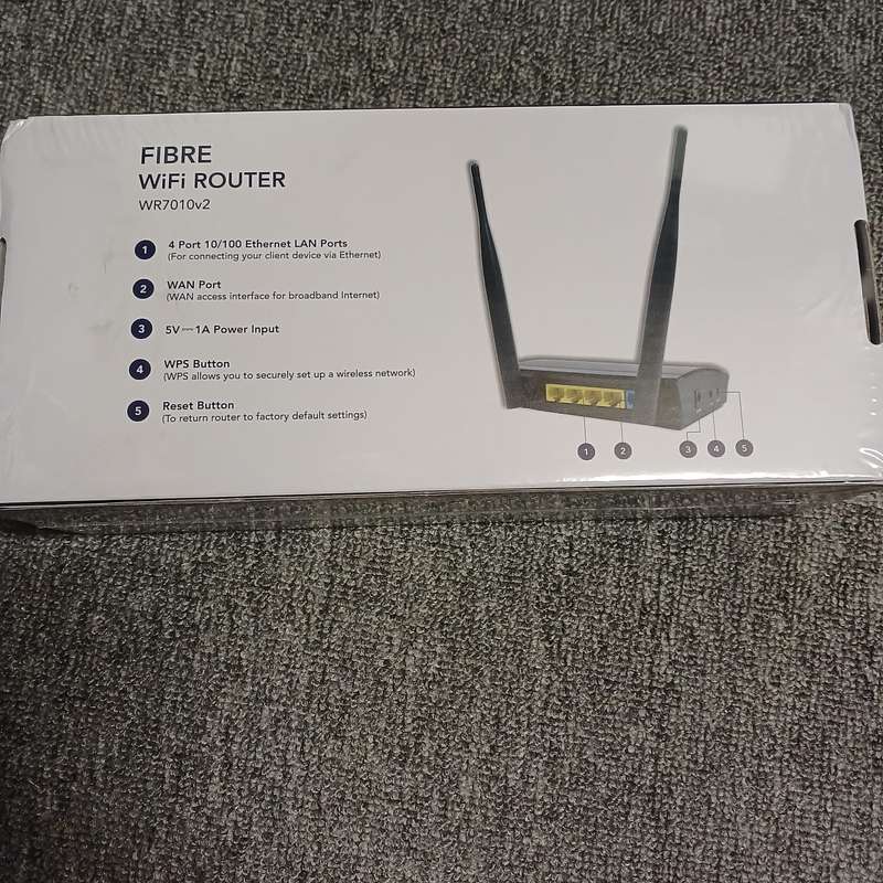 Fibre router WiFi