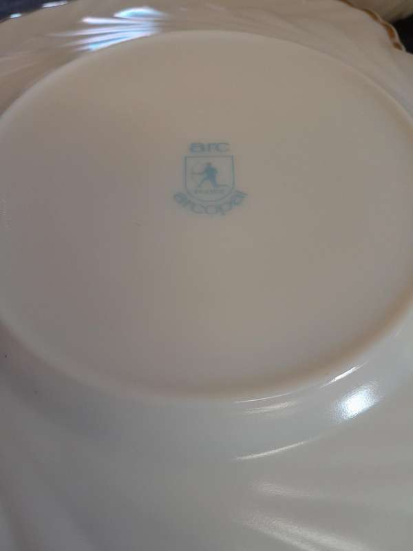 Vintage White Gold Rim French Tea Set 18pc
