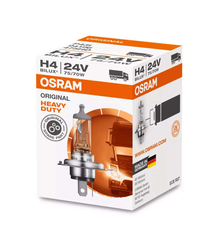 OSRAM 24V Premium H1, H3, H4 or H7