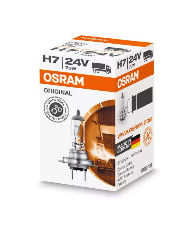 OSRAM 24V Premium H1, H3, H4 or H7