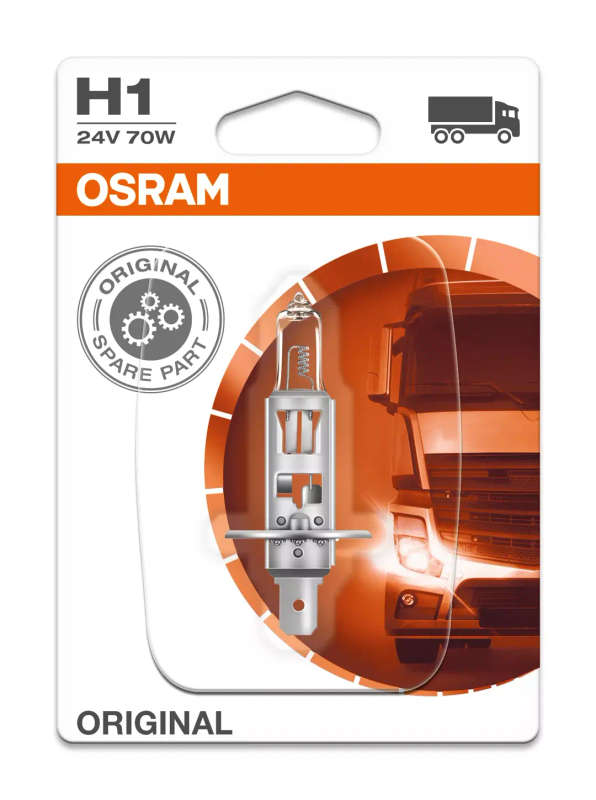OSRAM 24V Premium H1, H3, H4 or H7