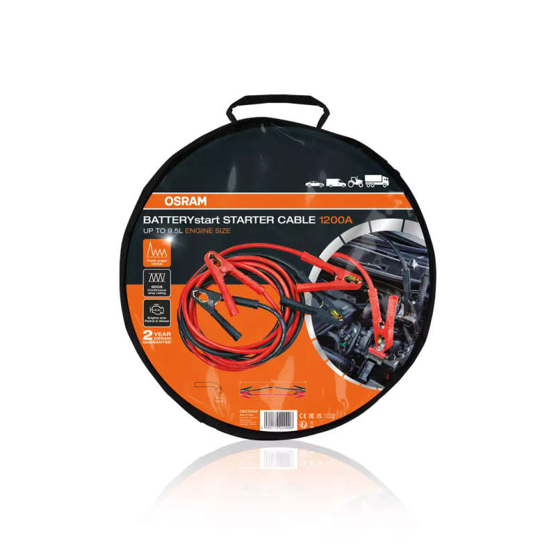OSRAM Battery Booster Jumper Cable 150A, 200A,300A,700A,900A or 1200A