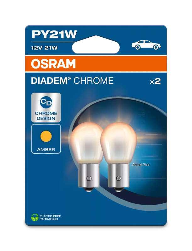 OSRAM H4 LED Bulb Combo : LED Set H4, W5W LED, Chrome Indicator