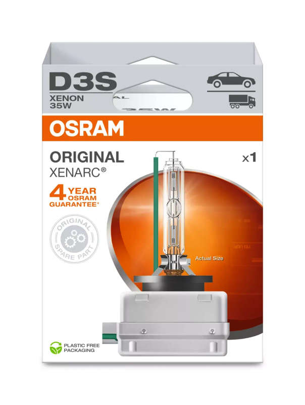 OSRAM Xenon Range D1S, D2S, D3S, D4S, D5S or D8S (Single Bulb)