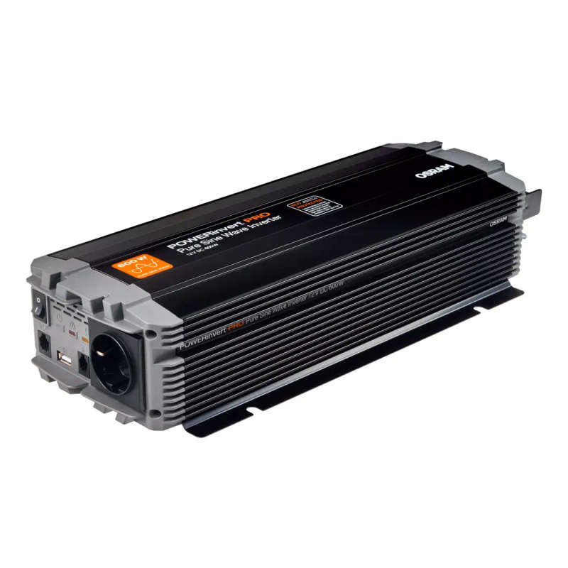 Pure Sine Wave Inverter 12V DC 600W RCD OEINVPAR6