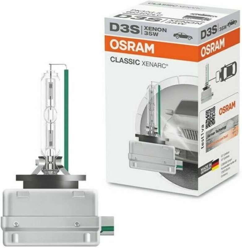 OSRAM Xenon Classic Range D1S, D3S or D4S (Single Bulb)