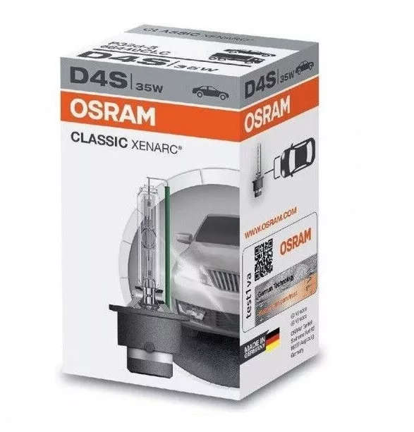 OSRAM Xenon Classic Range D1S, D3S or D4S (Single Bulb)