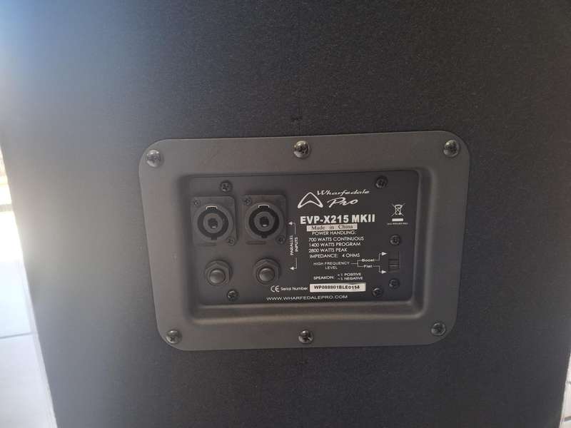 WHARFEDALE EVP-X215 MKII DUAL TOP (NO BOXES)