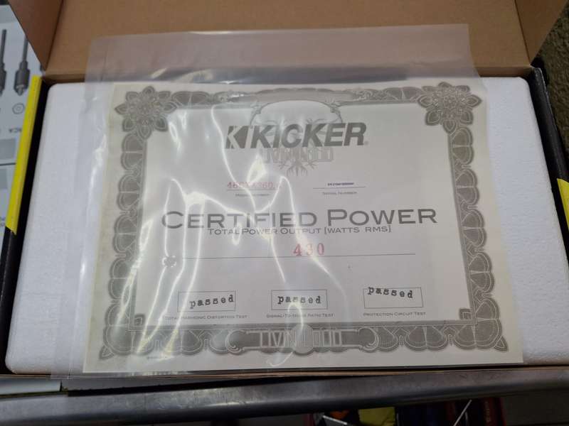 KICKER CXA360.4 720W CAR AMPLIFIER