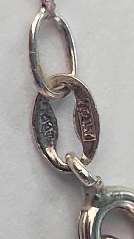 1940 3 DARIUS GEORGIVS VI REX IMPERATOR COIN ON 25CM CHAIN 925 STERLING SILVER