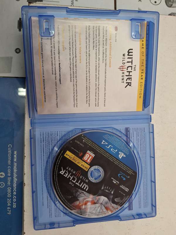 THE WITCHER 3 WILD HUNT GOTY EDITION PS4 GAME