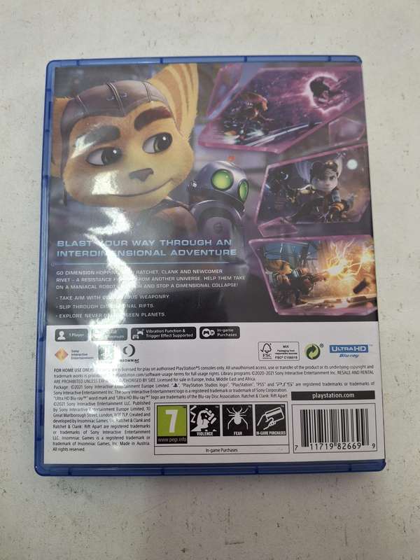 RATCHET & CLANK RIFT APART PS5 GAME