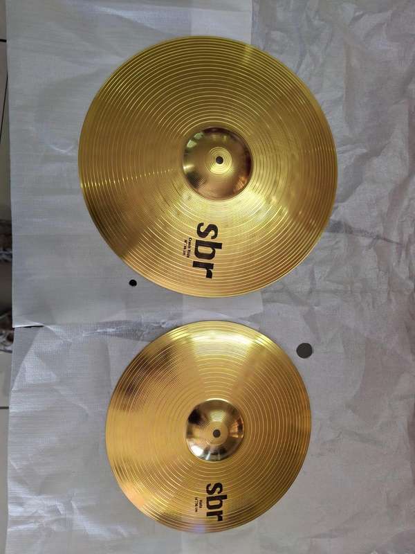SABIAN SBR 5002 CYMBAL SET 14" HI-HAT & 18" CRASH