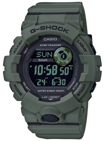 CASIO G-7900-3DR G SHOCK GREEN DIGITAL TIDE WATCH