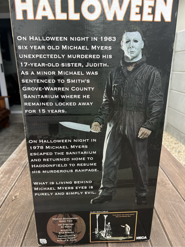 NECA Reel Toys 2004 Halloween Michael Myers 18" Motion Activated Sound