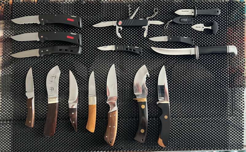 Vintage Buck Knives and Custom hunters