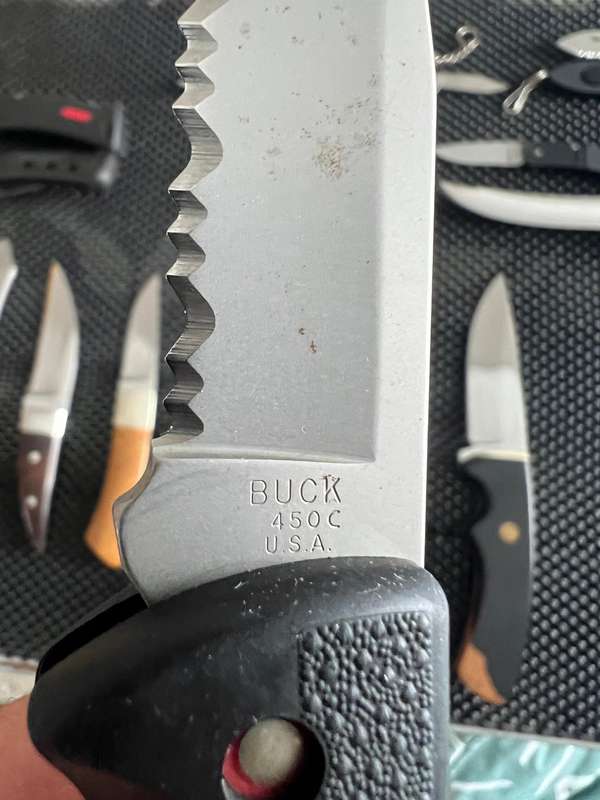 Vintage Buck Knives and Custom hunters