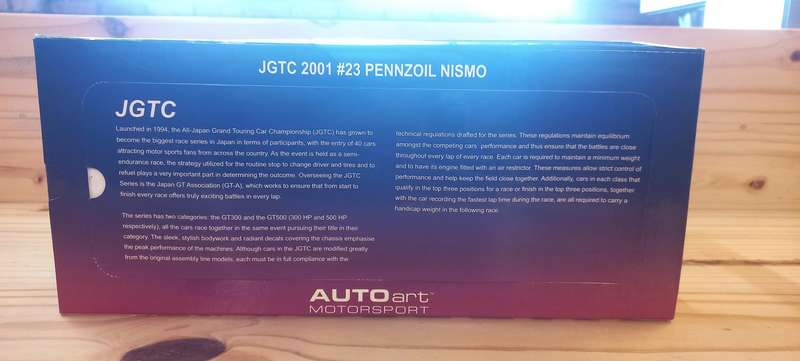 AUTOart - Nissan JGTC #23 Pennzoil Nismo GTR R34 - 2001