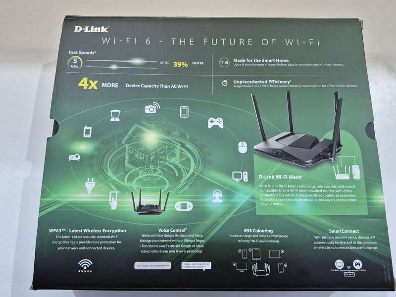 D-LINK AX3200 MESH WI-FI 6 ROUTER