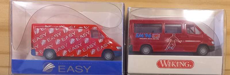 Roco + Wiking Van + Easy Van 1:87