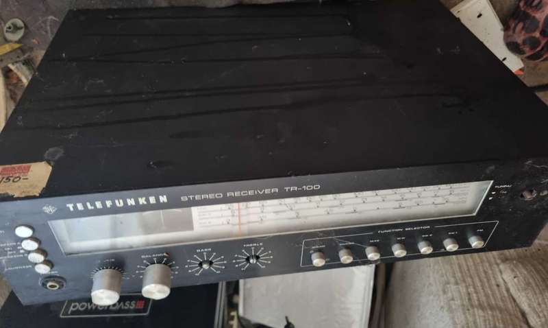 Telefunken TR-100 Stereo Amplifier & Receiver NOT WORKING