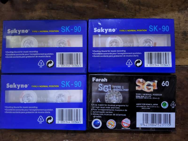 4 x Sealed Audio Cassettes